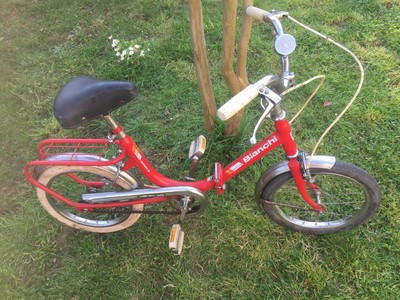 Bicicletta Aquiletta Bianchi Bambina Vintage pieghevole Ottima Occasione  bici | eBay