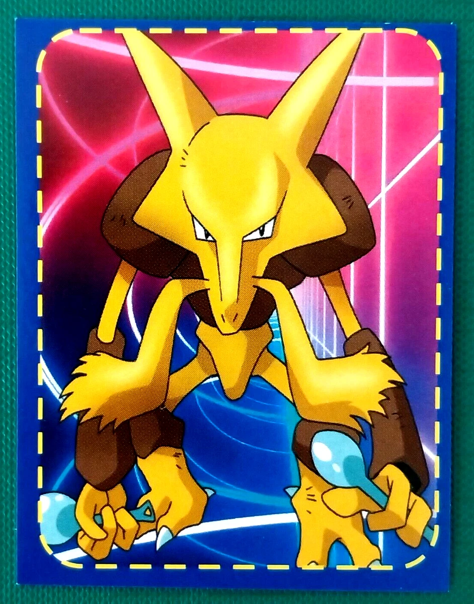 POKEMON POKEDEX Sticker EF #064-065 KADABRA / ALAKAZAM Edition PERU 2022