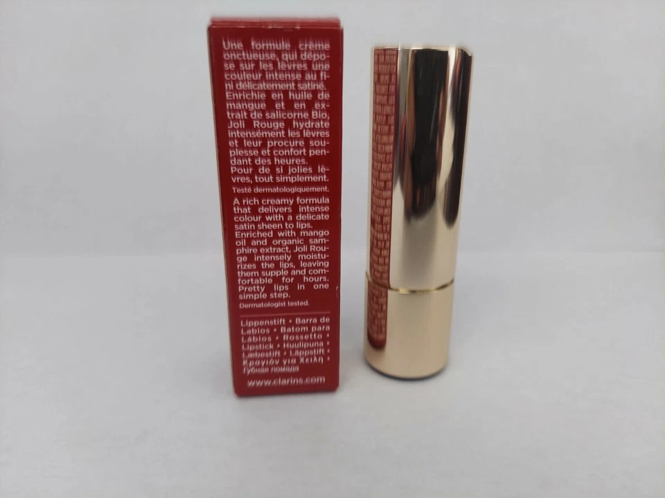 Clarins Joli Rouge Long-Wearing Lipstick-NEW IN BOX- #723 RASPBERRY - Image 3 of 3