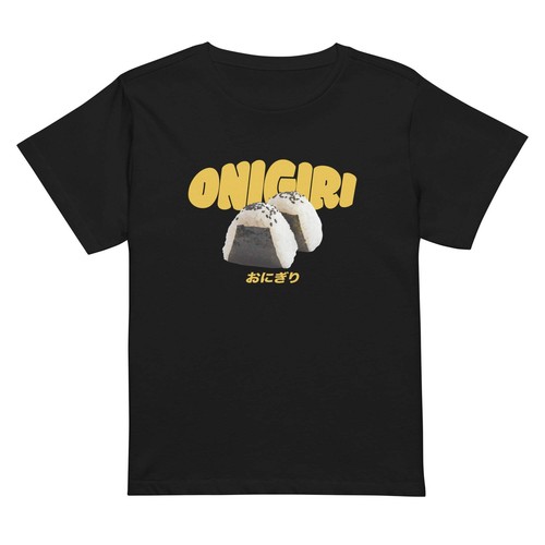 Camiseta gráfica divertida comida japonesa Onigiri bola de arroz para mujer manga corta - Imagen 3 de 24
