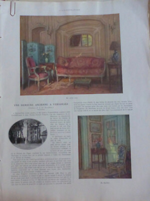 1927 VERSAILLES 3 ANTIQUE NEWSPAPERS