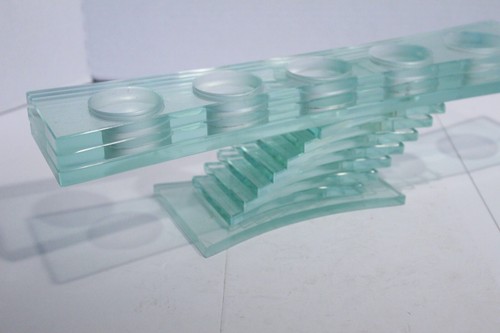 PartyLite Stratus Five Teelicht Kerzenhalter grün Glas Vintage - Bild 10 von 15