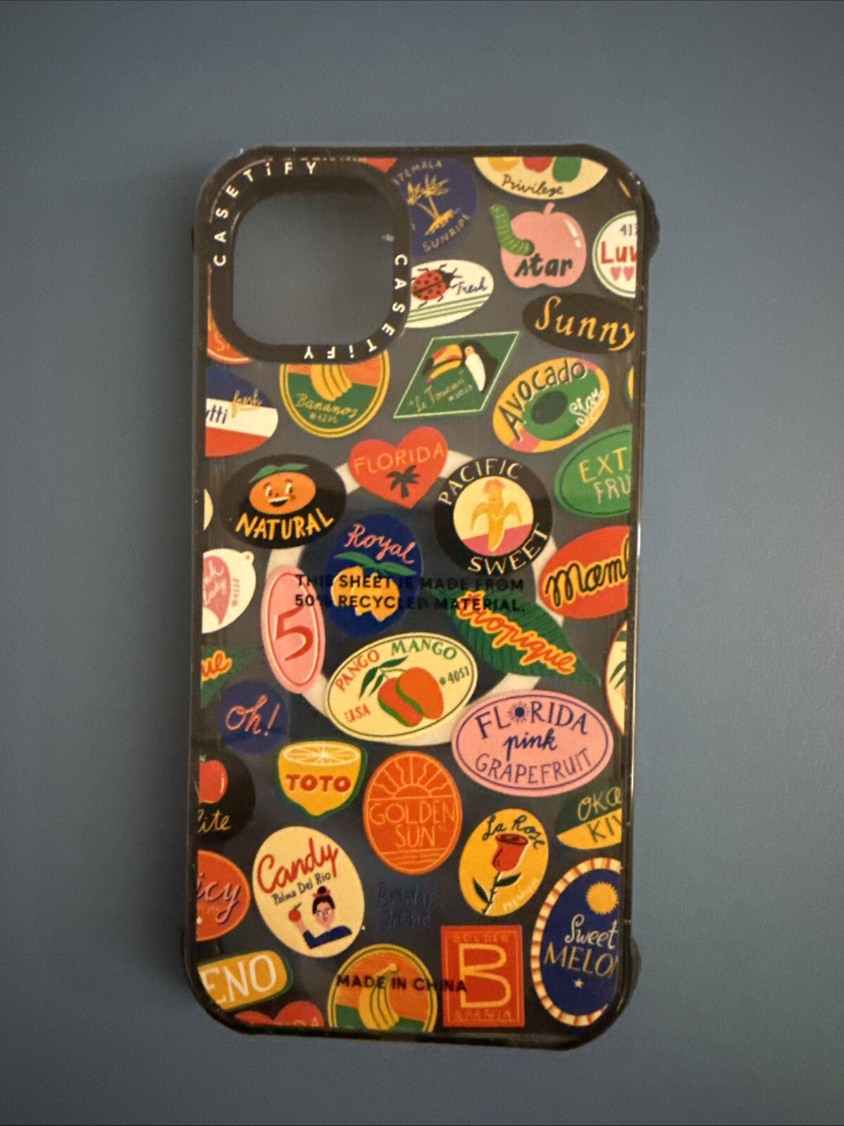 CASETiFY Ultra Impact iPhone 12 Pro Max Case with Colorful Fruit Stickers - New Design-image