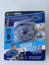 Hover Star The Original 2.0 Motion Sensors Controlled UFO Blue Chrome Ed.  New