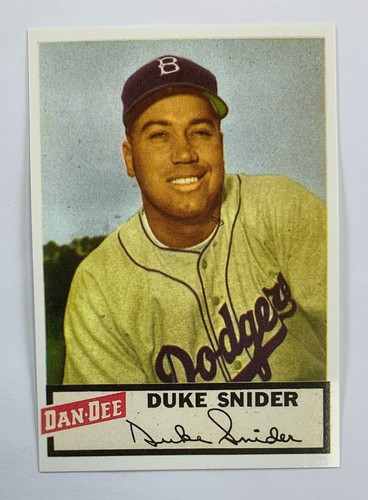 Duke Snider 1954 Dan Dee Potato Chips card