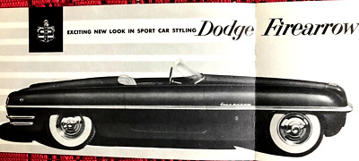 1953 DODGE A GLIMPSE INTO THE FUTURE FIREARROW CONCEPT CAR BROCHURE *FREE SHIP*