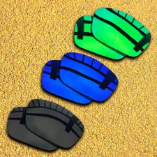 3 Pairs Lenses Replacement for-Spy Optic Dirk Polarized-Black Green Violet Blue