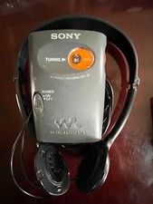 Vintage Sony FM Stereo Walkman SRF-56 Radio Player Belt Clip Tested  Works