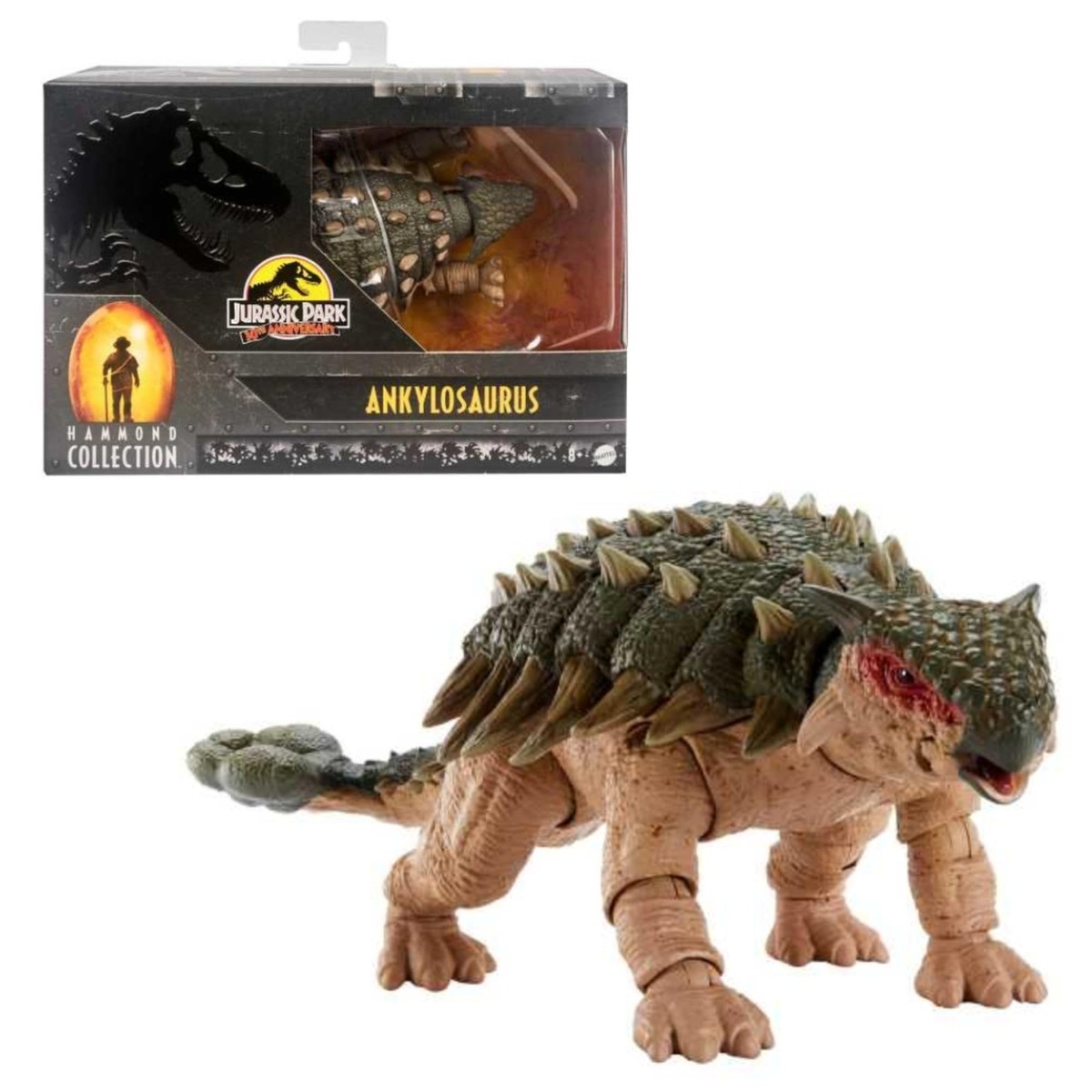 Hammond Collection Ankylosaurus フィギュア Mattel Jurassic World Hammond Ankylosaurus Dinosaur Action