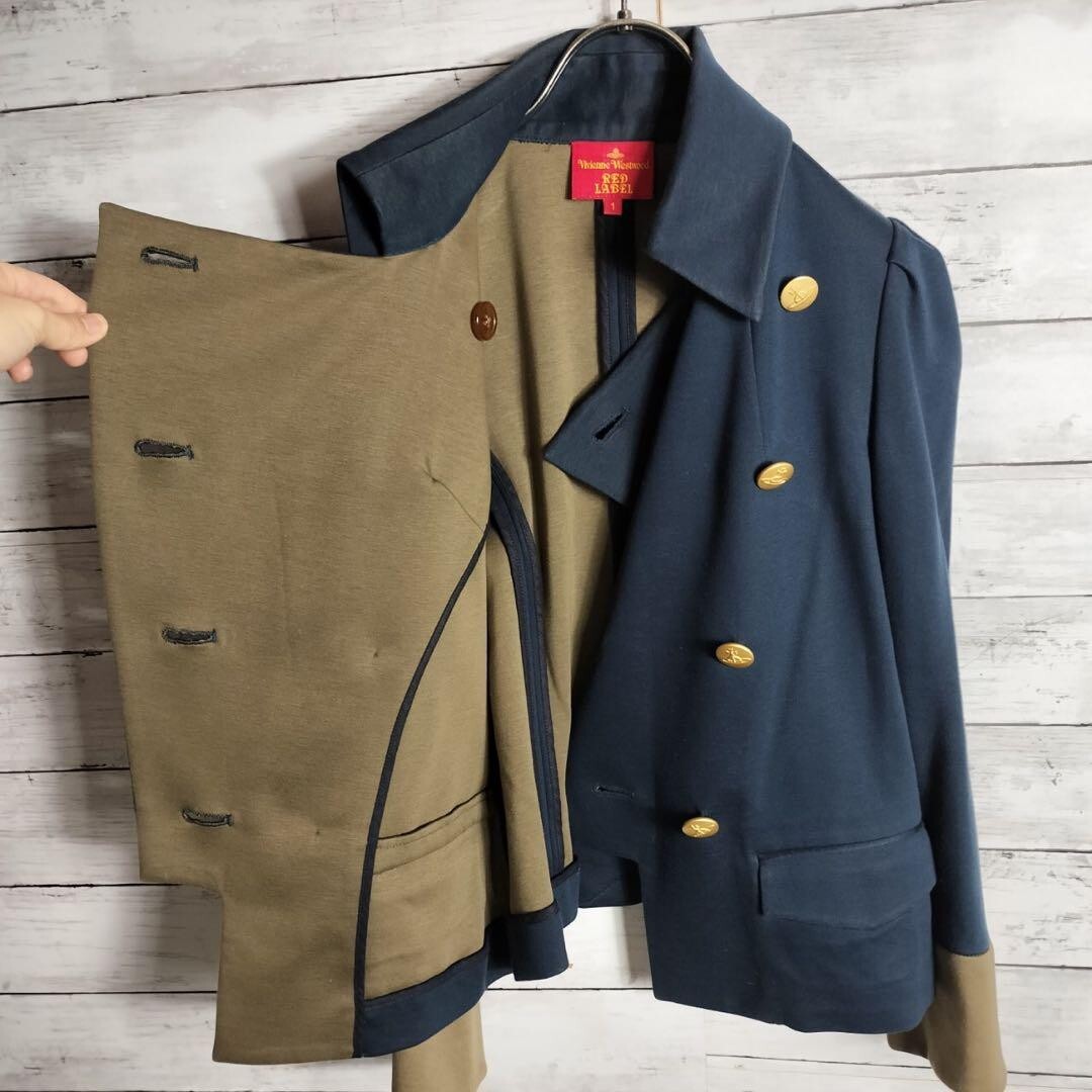 Vivienne Westwood Napoleon Jacket Gold buttons Orb Navy