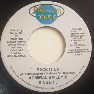 Admiral Bailey & Sänger J/Ricardo ''''Bibi'''' Gardner & Erup - Back It Up/Move...