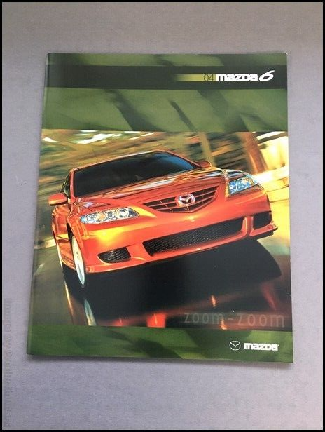2004 Mazda 6 Mazda6 32-page Original Car Sales Brochure Catalog | eBay