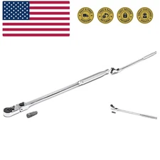 1/4" Drive 72 Tooth Quick Release Locking Flex Slim Head Ratchet, 12" - 81030