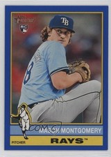 2025 Topps Heritage Dark Blue Border Mason Montgomery #296 j2a