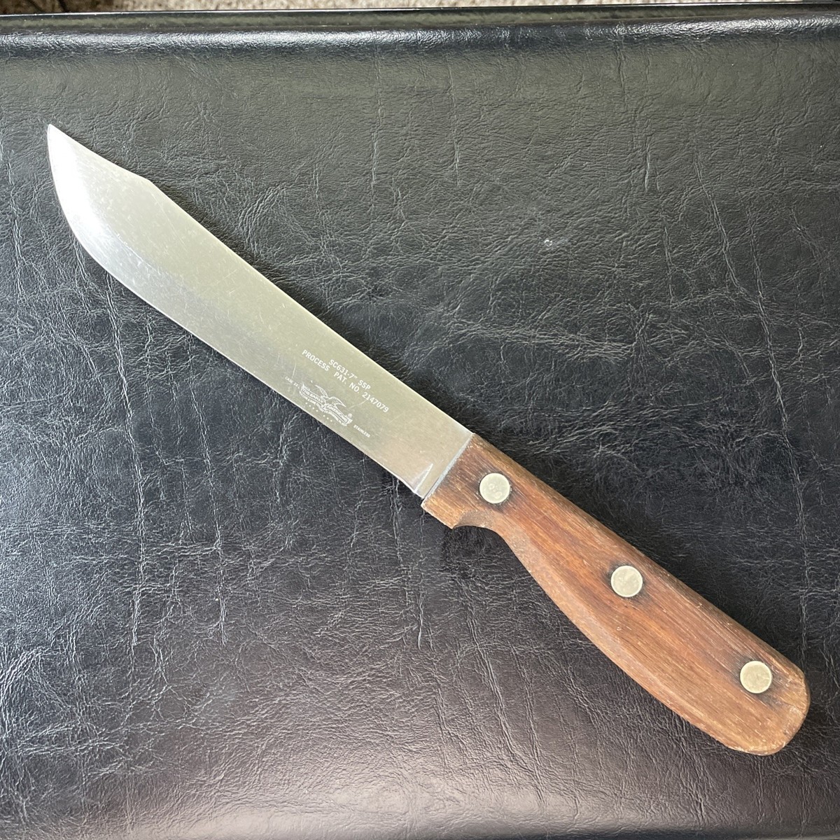 1978 Case XX The Early Americans SC631-7SSP Butcher Knife Trailing
