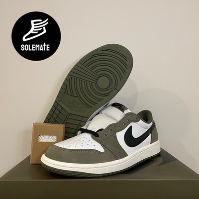  Nike Air Jordan 1 Retro Low OG Medium Olive HQ6998-200 Fast Ship New  