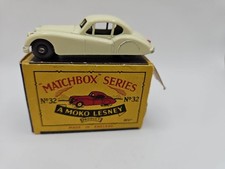 A Moko Lesney Matchbox Jaguar XK 140 No 31 White B2 Box England