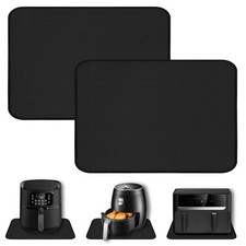 Heat Resistant Mats for Countertop,15x18 in Silicone 15x18in, Black