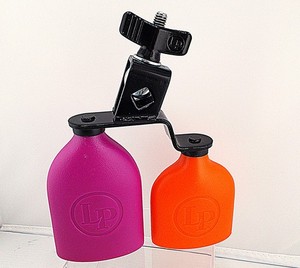 LATIN PERCUSSION  lp SAMBAGO Double BELLS/BLOCKS,  works well in all genres!