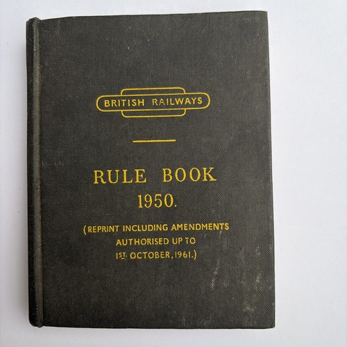 Used at St Margaret’s & Rye House  1950 British Railway Rule book