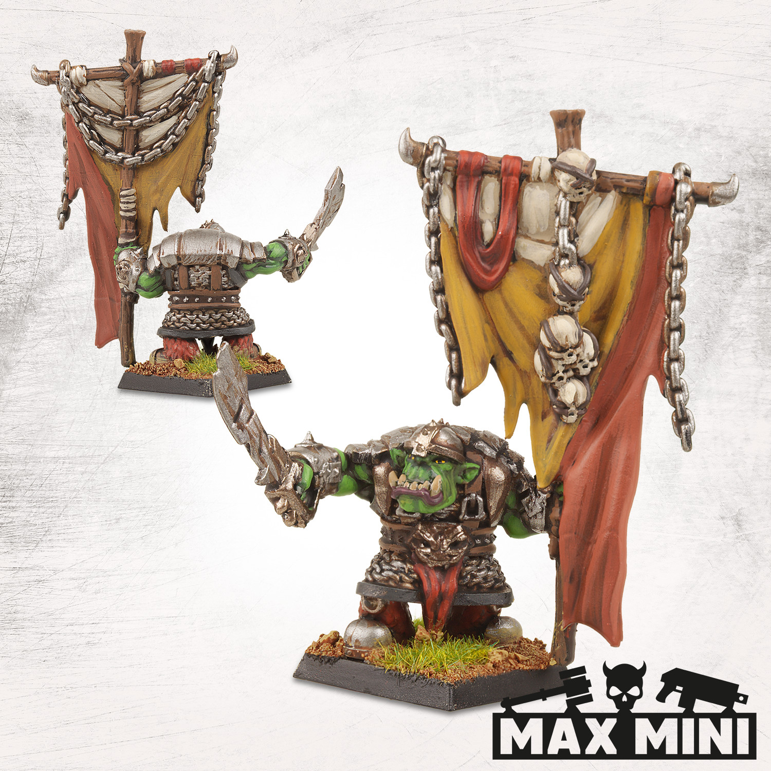 MaxMini BNIB Orc Battle Standard