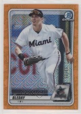 2020 Bowman Chrome Prospects Mega Box Orange Mojo Refractor 19/25 JJ Bleday uk2