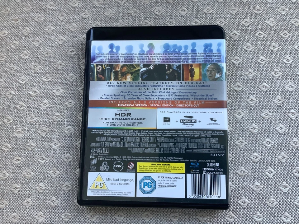 CLOSE ENCOUNTERS 4K DISC & 2 DISC BLU-RAY EDITION - Image 2 of 4