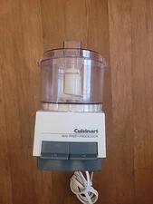 Cuisinart Mini-Prep Food Processor White Model DLC-1 TX Tested