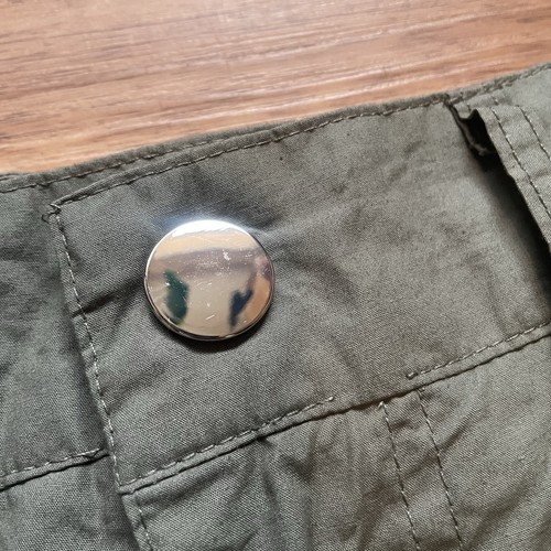 Paige Pants Womens M Green Lagenlook Coastal Oversized Pockets - Picture 11 of 12