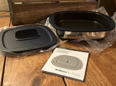 Tupperware MicroPro Series Microwave Grill, Base & Lid For Microwave NEW