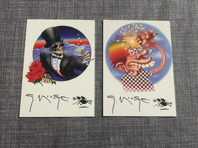Rock Art - Grateful Dead & Beyond - 2 Karten Promo Karten Set - von Comic Images 1998