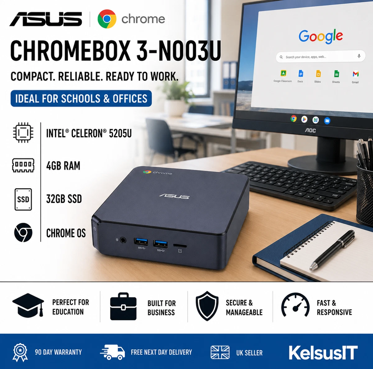 ASUS Chromebox 3 PC Desktops & All-In-One Computers for sale | eBay UK