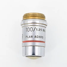 American Optical AO 100x 1.25 Oil Plan Achro CAT 1024 ∞ Infinity Objective USA