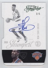 2012-13 Panini Signatures Green Die-Cut 2/5 Iman Shumpert #20 Auto 1u6