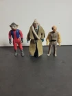 Vintage Kenner Star Wars Bib Fortuna and Nien Nunb  Lobot Action Figure Lot 1980