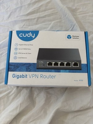 CUDY Gigabit Multi-WAN VPN Router WAN Ethernet Fast Ethernet Gigabit R700