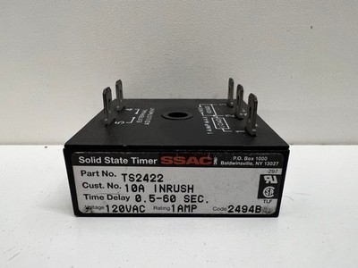 NEW OLD STOCK! SSAC 1A 120V SOLID STATE TIMER TS2422