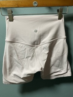 "Corto Lululemon para mujer talla 4 Strawberry Milkshake Align tiro alto 6"""