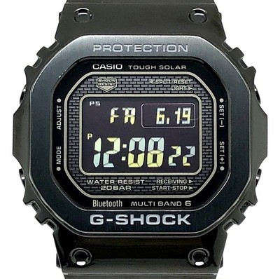 G SHOCK G SHOCK GMW B5000GD 1 Full Metal Black IP Radio Solar High Brightness LE
