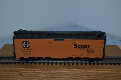 Coche frigorífico Athearn #5021 escala HO ATSF The Scout 40 ft Santa Fe #35829 Kadee's | Condition: Used