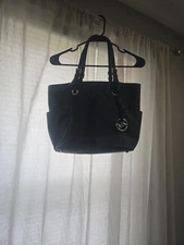 michael kors handbag used black medium