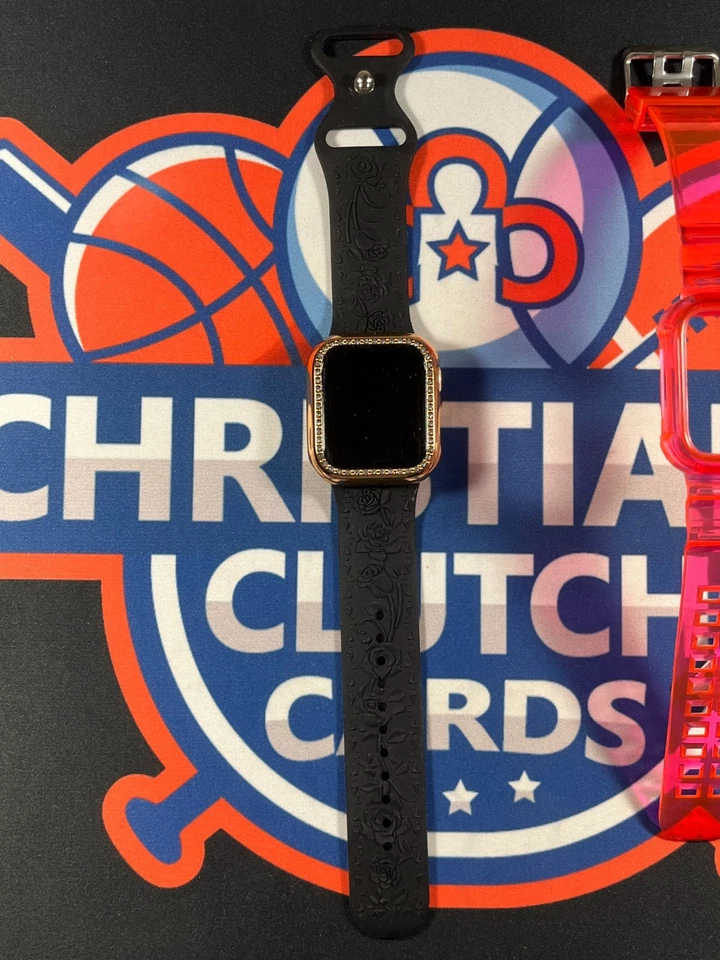 Women's Apple Watch Series 4 40MM Aluminum & Ceramic Case Ion-X Glass - Image 3 of 4