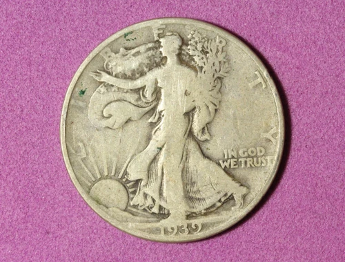 Photo of a 1939-D Walking Liberty Half Dollar from an eBay listing that sold on Jul 16, 2026