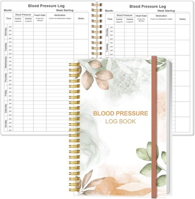 #ad #ad Blood Pressure Log Book Record amp; Monitor Your Daily Blood Pressure Heart Rate $14.41