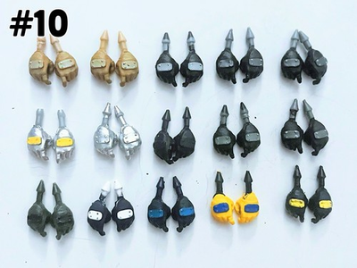 #ad GLOVES LOT #10: 15 Pairs of Marauders Task Force 1:18 Armored Gloved Hands $30.00