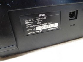 Neo Geo CD CD-T01 Console SNK w/ Box Controller View Point Game Tested Japan