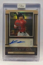 2025 Panini Three and Two Day One Autographs 5 Kristian Campbell RC Auto 1 Of 10
