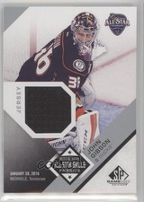 2016-17 SP Game Used 2016 All-Star Skills Fabrics John Gibson #AS-GI 1os2