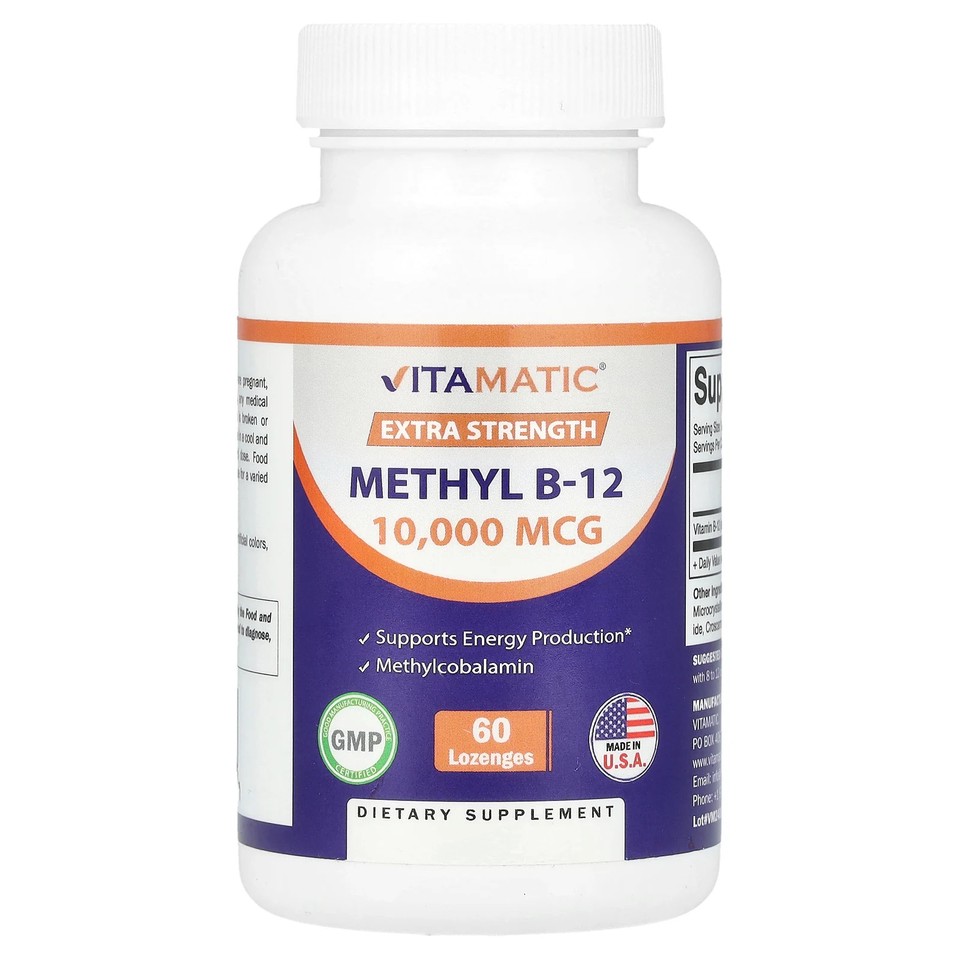 Methyl B-12, 10,000 MCG, 60 Lozenges