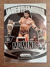 2024 Panini Prizm WWE Wrestlemania Moments #35 Razor Ramon Wrestling Card